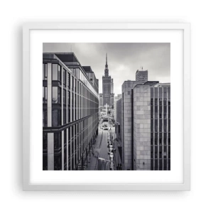 Poster in cornice bianca - La valle di Varsavia - 40x40 cm