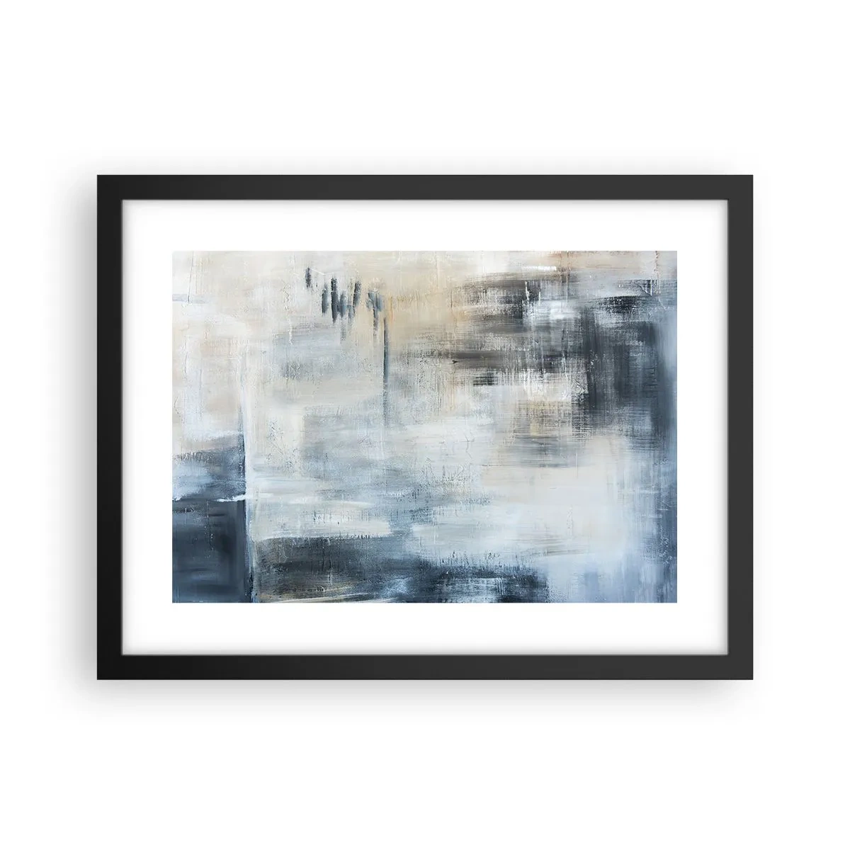 Poster in cornice nera - Coperti dal blu - 40x30 cm