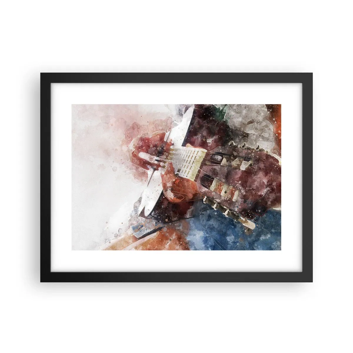 Poster in cornice nera - E tu che ne pensi? - 40x30 cm