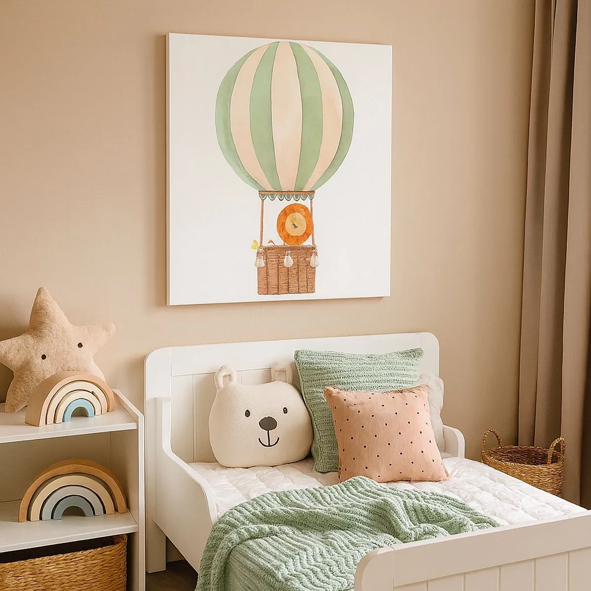 Quadro su tela - Stampe su Tela - I viaggi del leone - 30x30 cm