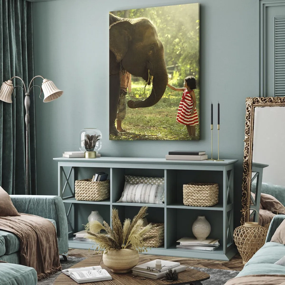 Quadro su tela - Stampe su Tela - La forza dell'amicizia - 65x120 cm