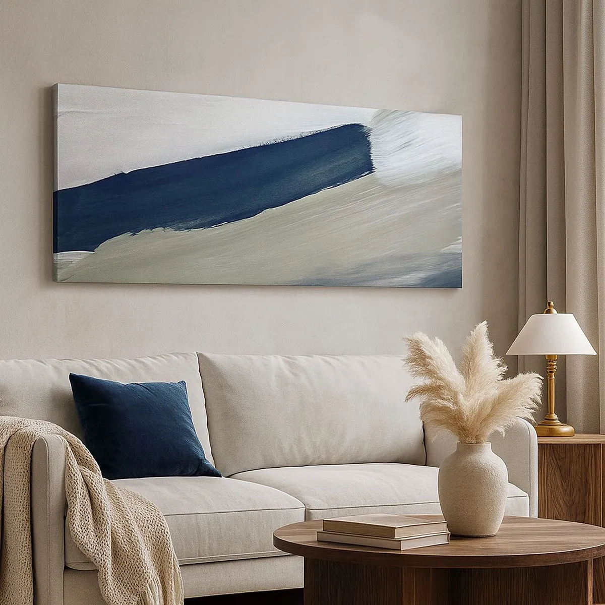 Quadro su tela - Stampe su Tela - Incontro con il bianco - 100x40 cm