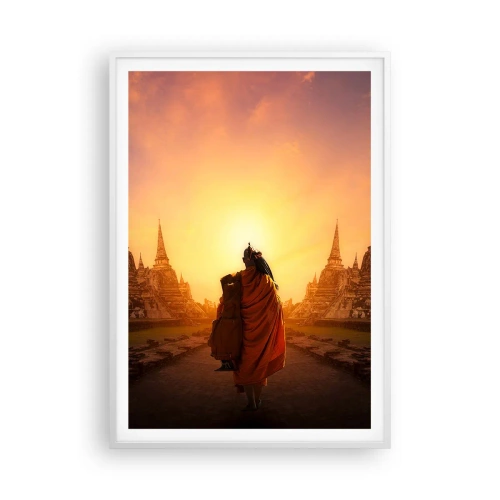 Poster in cornice bianca - In pace per l'eternità - 70x100 cm