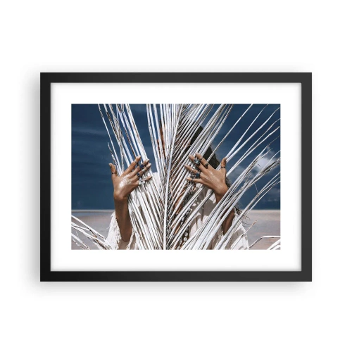 Poster in cornice nera - La ragazza dello sciamano? - 40x30 cm