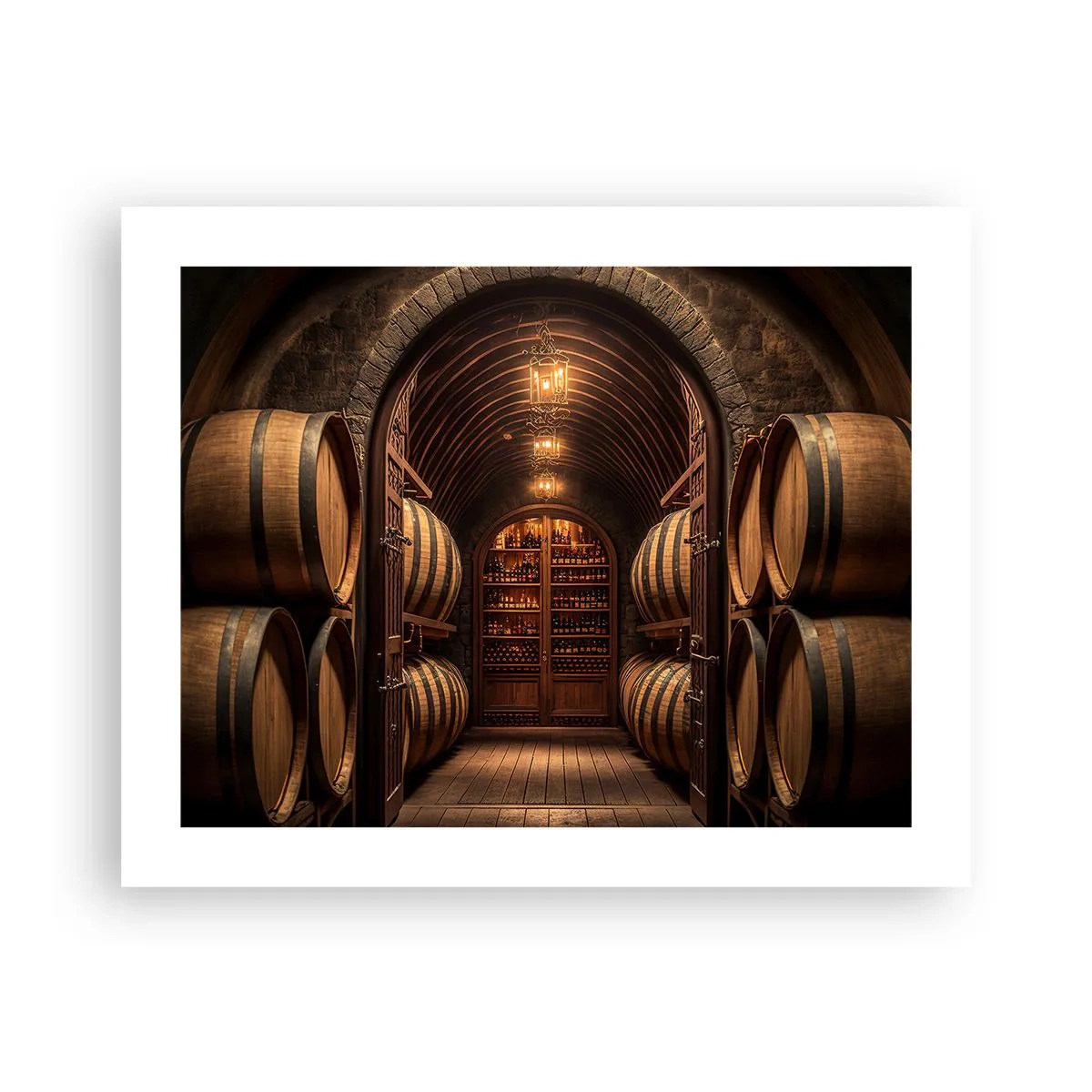 Poster - L'atmosfera della cantina - 50x40 cm