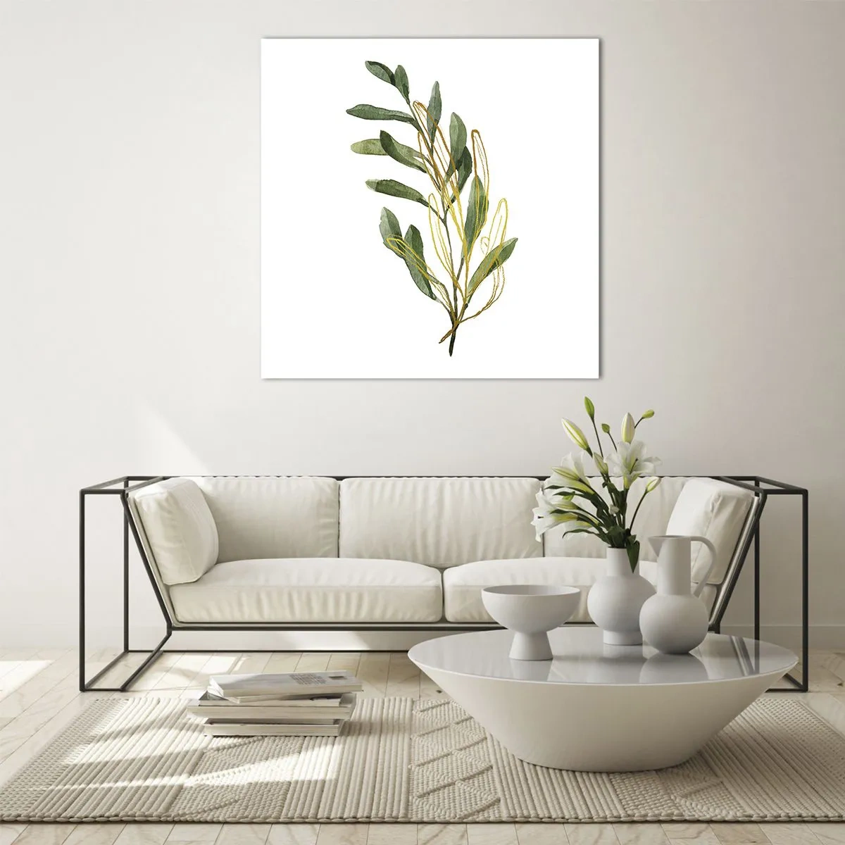 Quadro su vetro - Tutto ciò che è buono - 50x50 cm