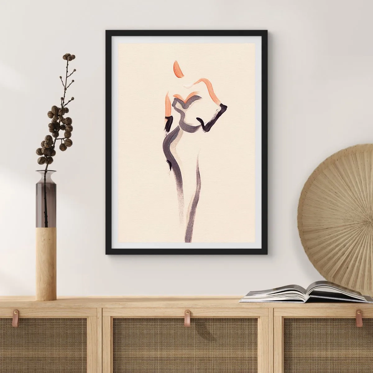 Poster in cornice nera - Gli anni d'oro di Hollywood - 40x50 cm