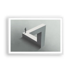 Poster in cornice bianca - Eppure è possibile - 91x61 cm