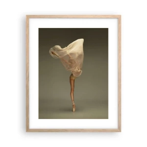 Poster in cornice rovere chiaro - Adesso vola via - 40x50 cm