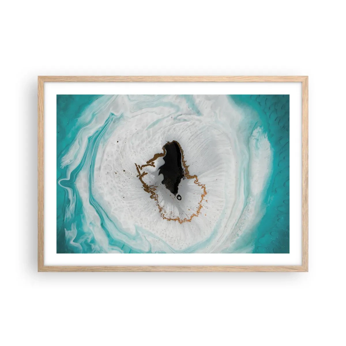 Poster in cornice rovere chiaro - Penetrare all'interno - 70x50 cm