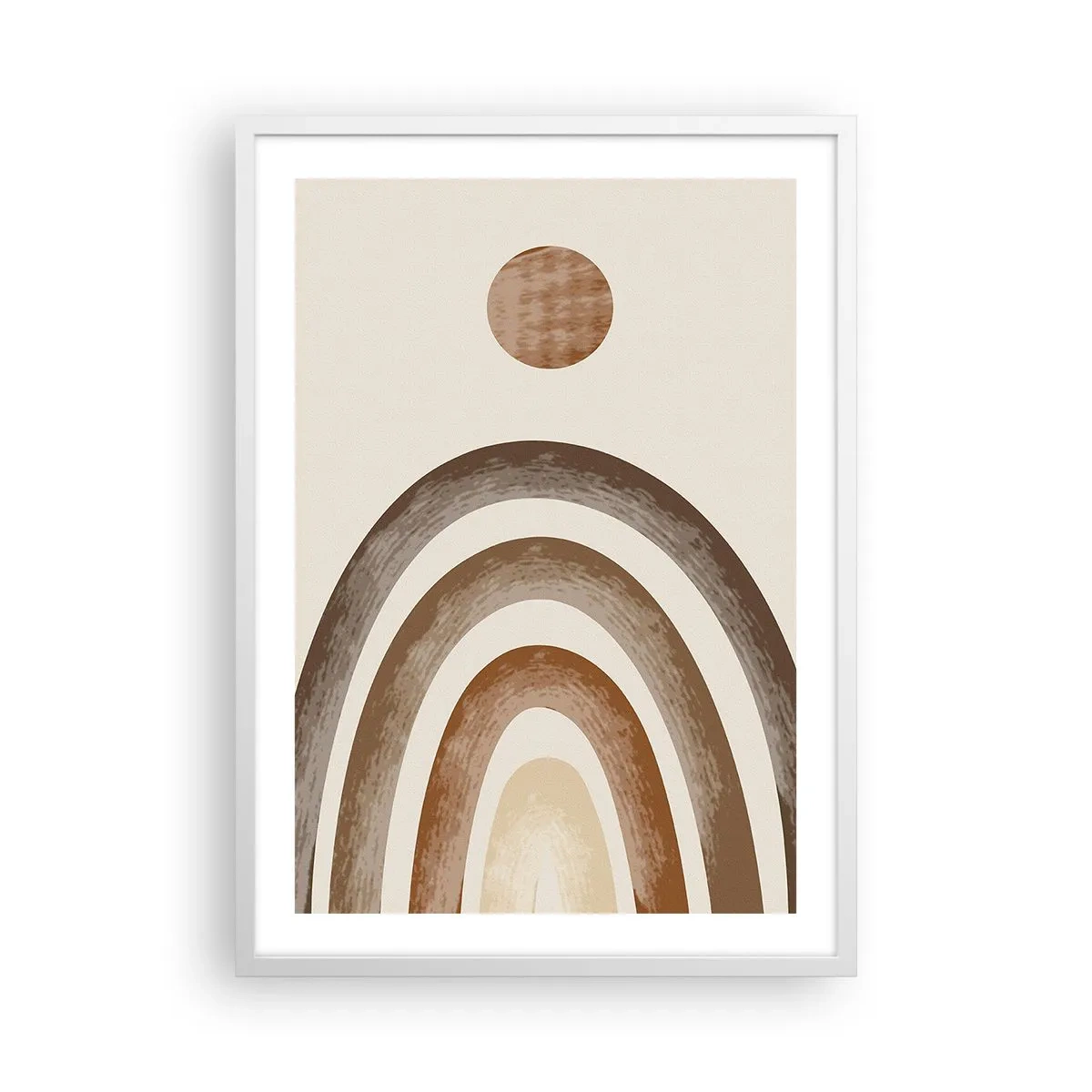 Poster in cornice bianca - In una galassia lontana - 50x70 cm