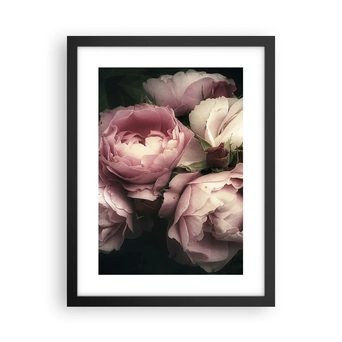 Poster in cornice nera - Il fascino della Belle Époque - 30x40 cm