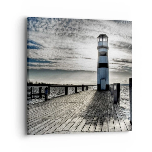 Quadro su tela - Stampe su Tela - Marinai, vi aspettiamo - 40x40 cm