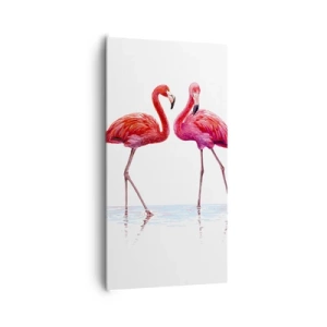 Quadro su tela - Stampe su Tela - Appuntamento in rosa - 65x120 cm