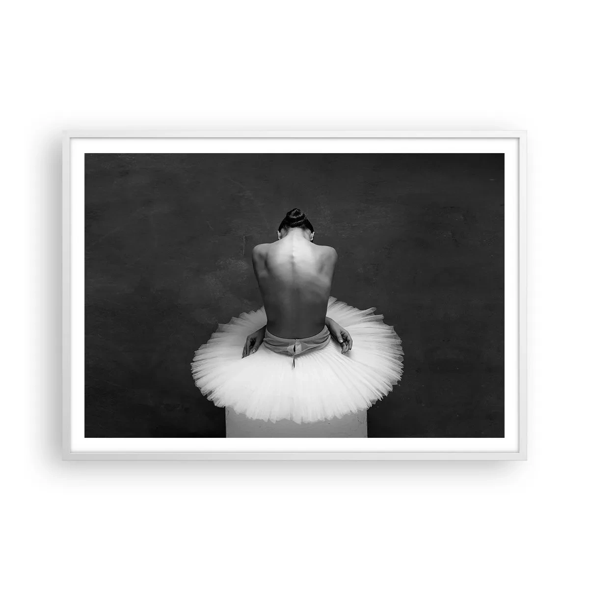 Poster in cornice bianca - Fiorisce adesso - 100x70 cm