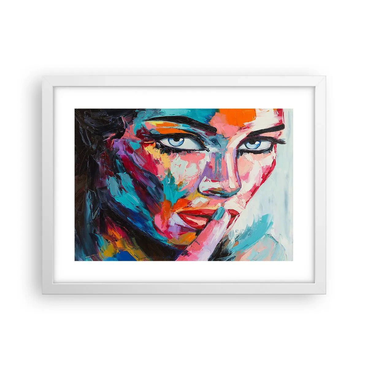 Poster in cornice bianca - Il nostro primo segreto - 40x30 cm
