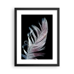 Poster in cornice nera - Pensa al tocco - 30x40 cm