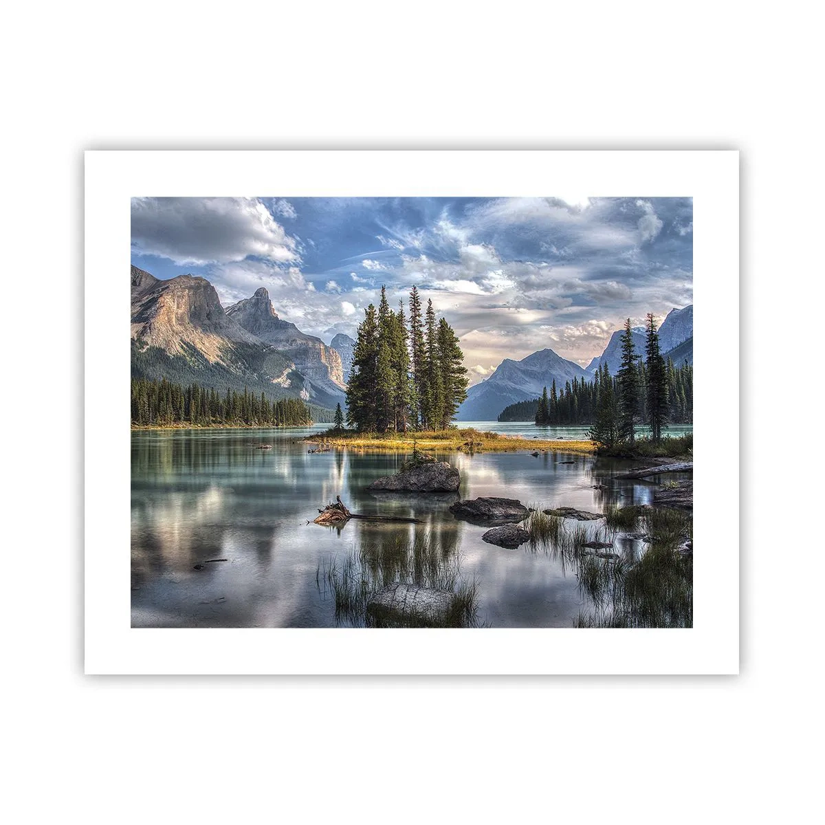 Poster - Sulle acque grandi e limpide...  - 50x40 cm