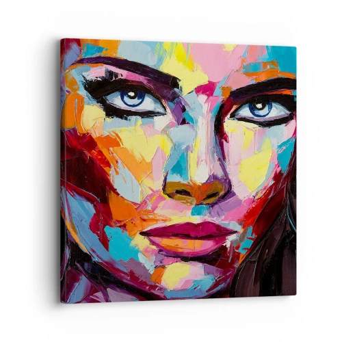 Quadro su tela - Stampe su Tela - Anche l'anima è colorata - 30x30 cm