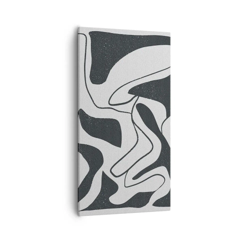 Quadro su tela - Stampe su Tela - Gioco astratto nel labirinto - 55x100 cm