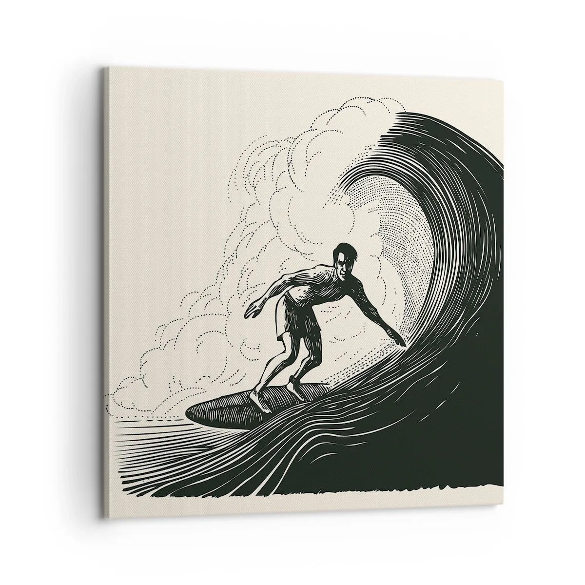 Quadro su tela - Stampe su Tela - Il re delle onde - 60x60 cm