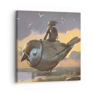 Quadro su tela - Stampe su Tela - La sosta di un viaggio fantastico - 30x30 cm