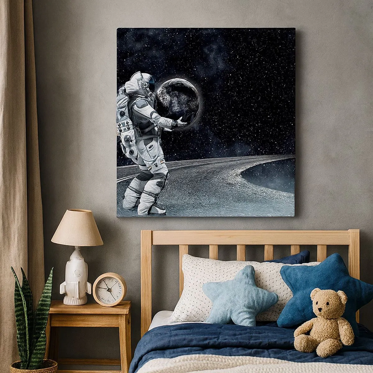 Quadro su tela - Stampe su Tela - Sulla Via Lattea - 30x30 cm