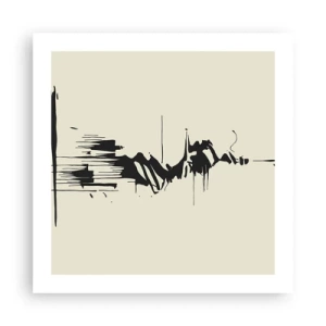 Poster - Astrazione frettolosa - 50x50 cm