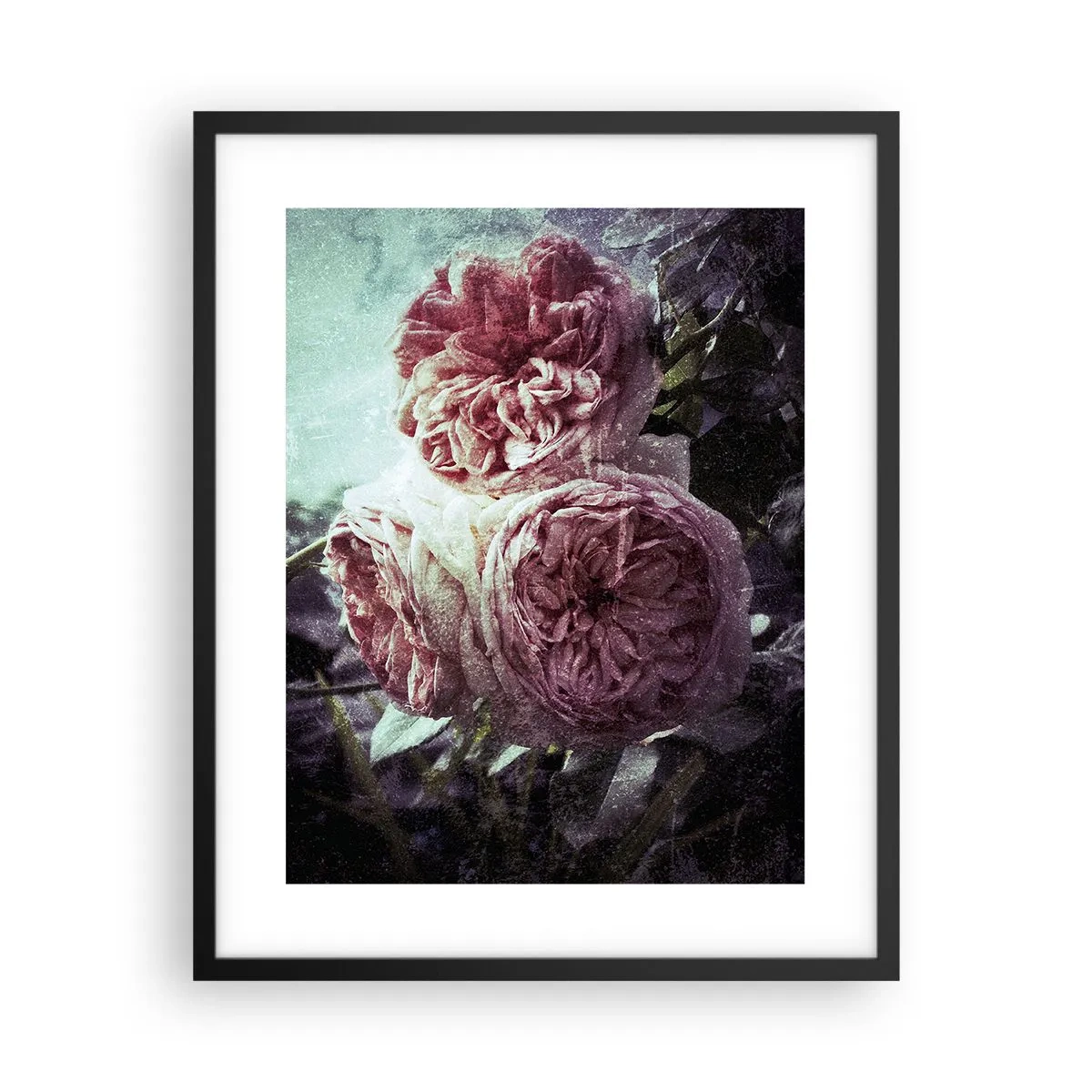 Poster in cornice nera - In un'atmosfera romantica - 40x50 cm