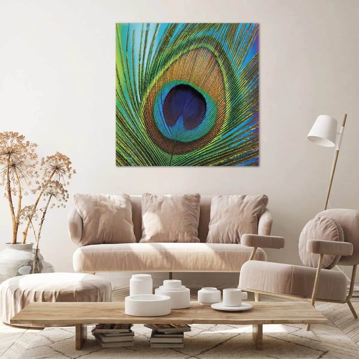 Quadro su tela - Stampe su Tela - Occhio nell'occhio - 70x70 cm
