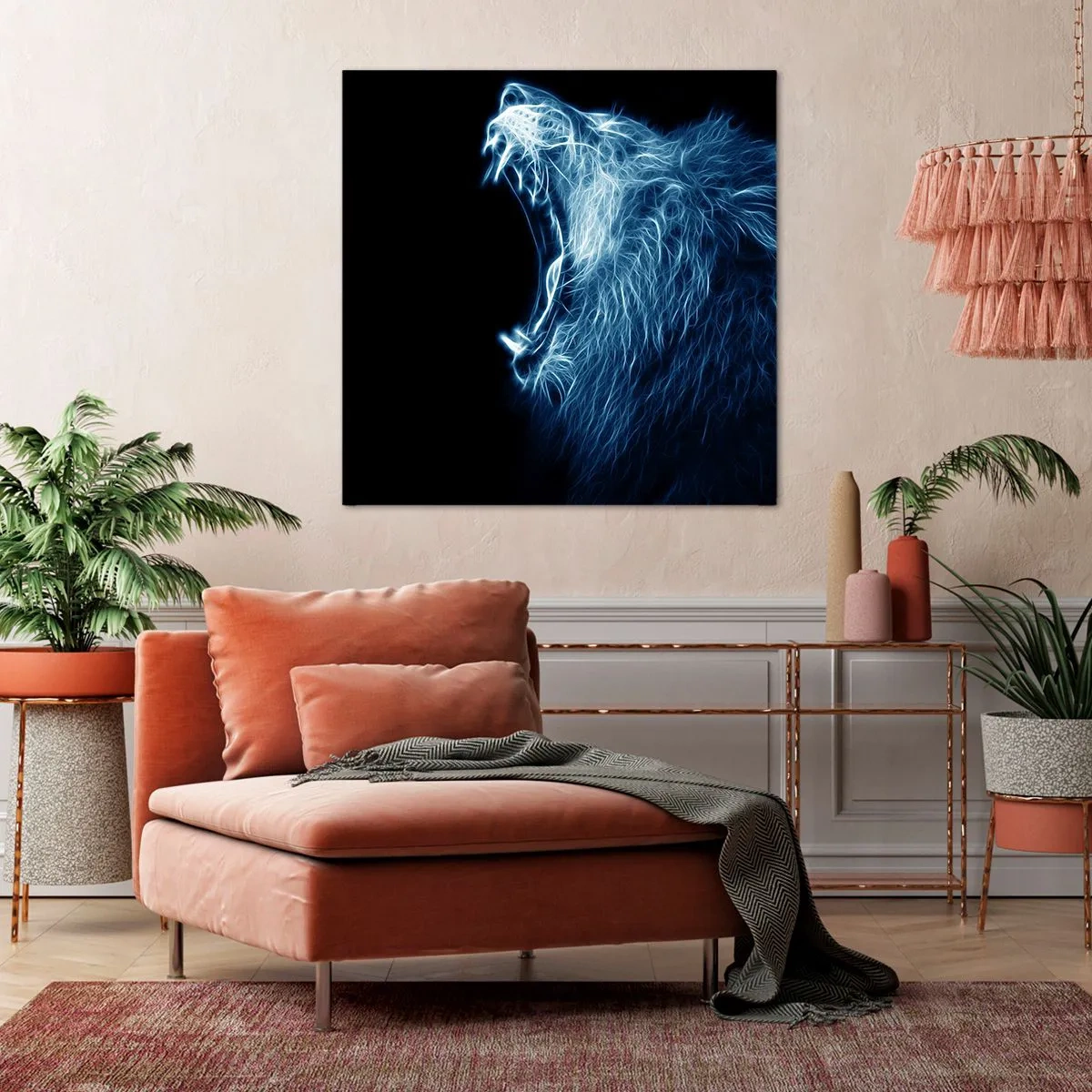 Quadro su tela - Stampe su Tela - La rabbia infuocata del re - 70x70 cm