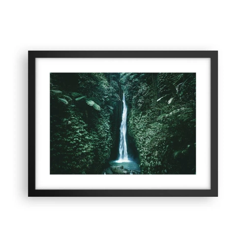 Poster in cornice nera - Terme tropicali - 40x30 cm