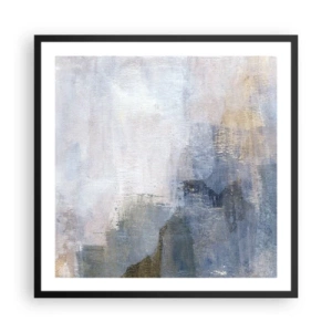 Poster in cornice nera - Toni e accordi dei colori - 60x60 cm