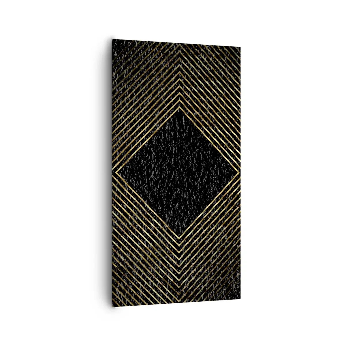 Quadro su tela - Stampe su Tela - Geometria in stile glamour - 65x120 cm