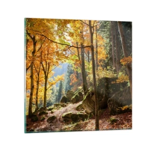 Quadro su vetro - Il tempo del riposo - 30x30 cm