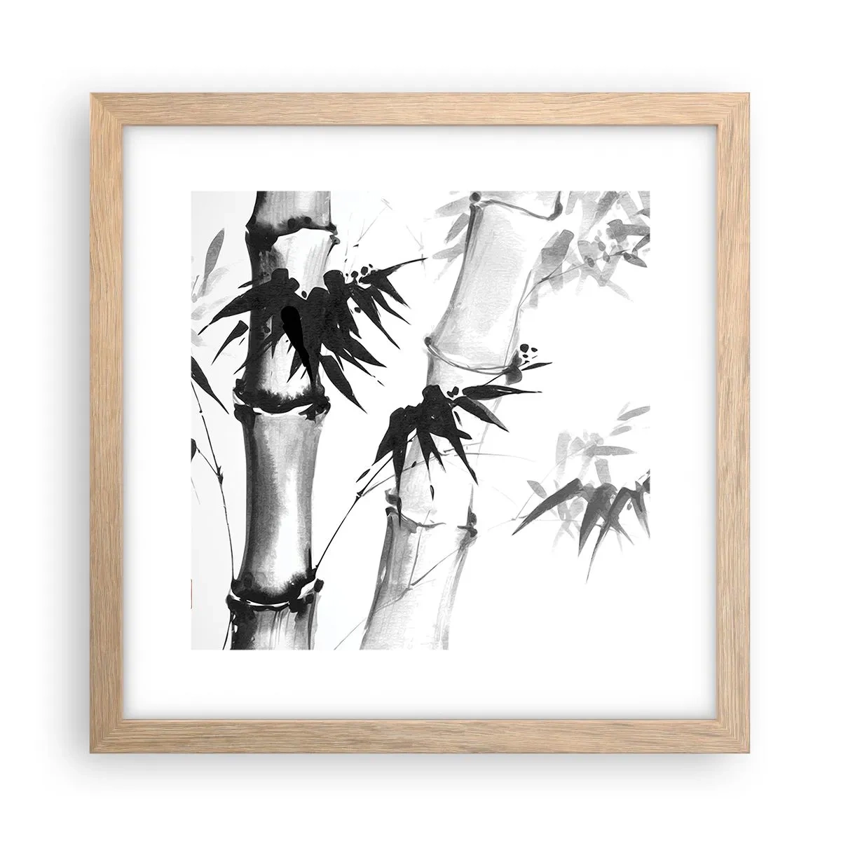 Poster in cornice rovere chiaro - Particolare d'oriente - 30x30 cm