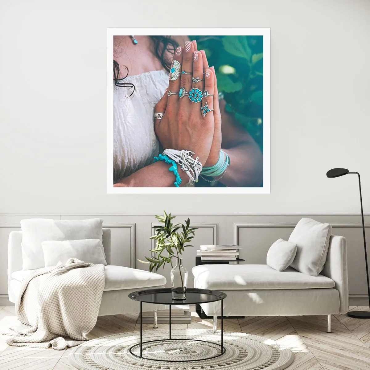 Poster - Benvenuto al centro dell'essere - 50x50 cm