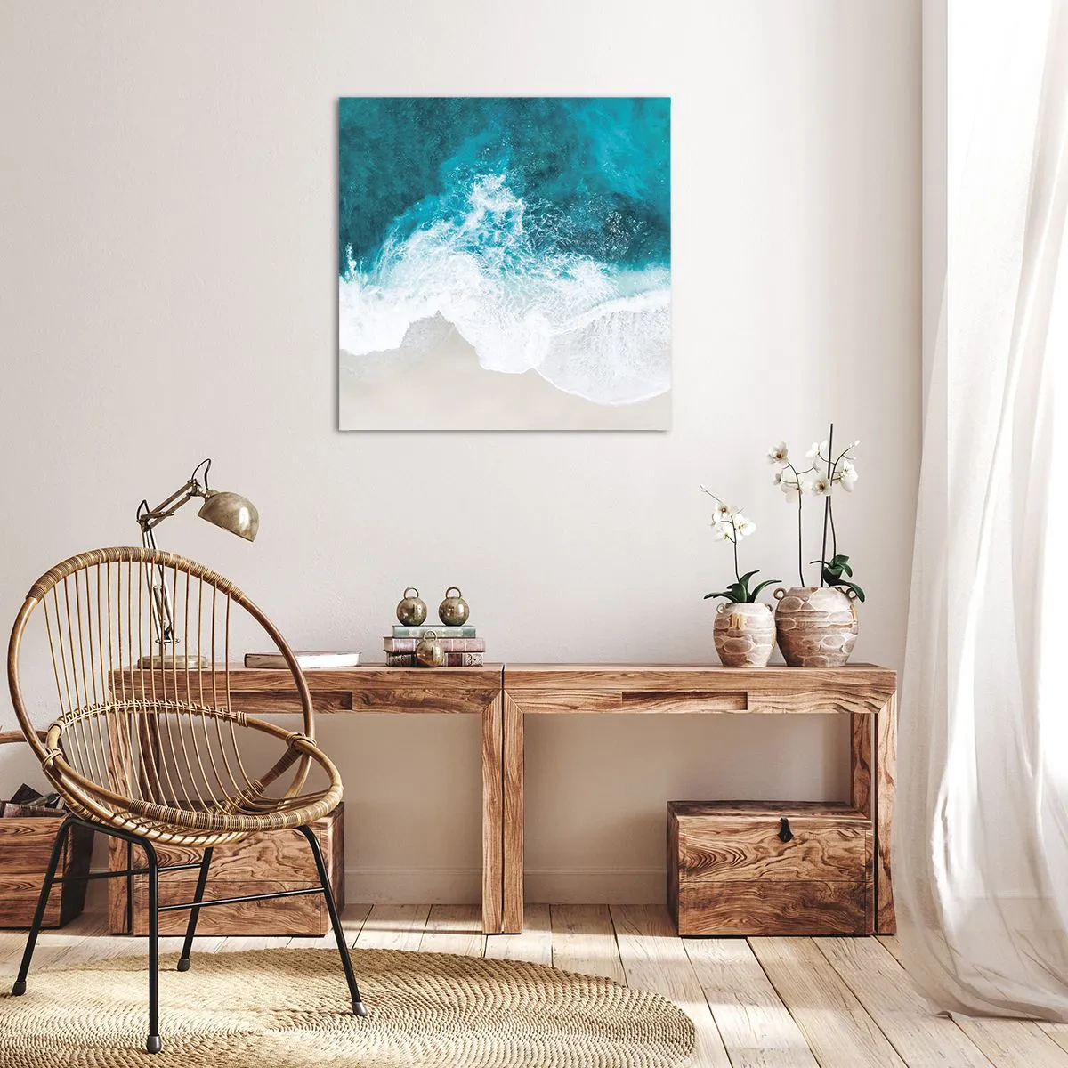 Quadro su tela - Stampe su Tela - Morbidezza naturale - 70x70 cm