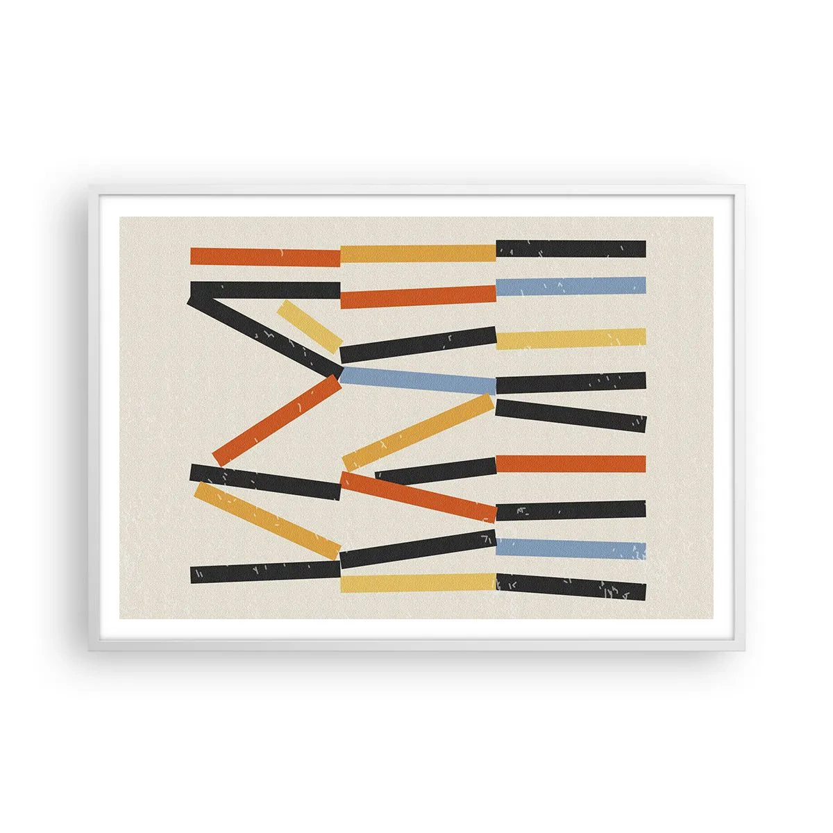 Poster in cornice bianca - Composizione orizzontale - 100x70 cm