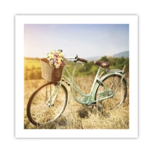 Poster - Resto qui un attimo - 50x50 cm