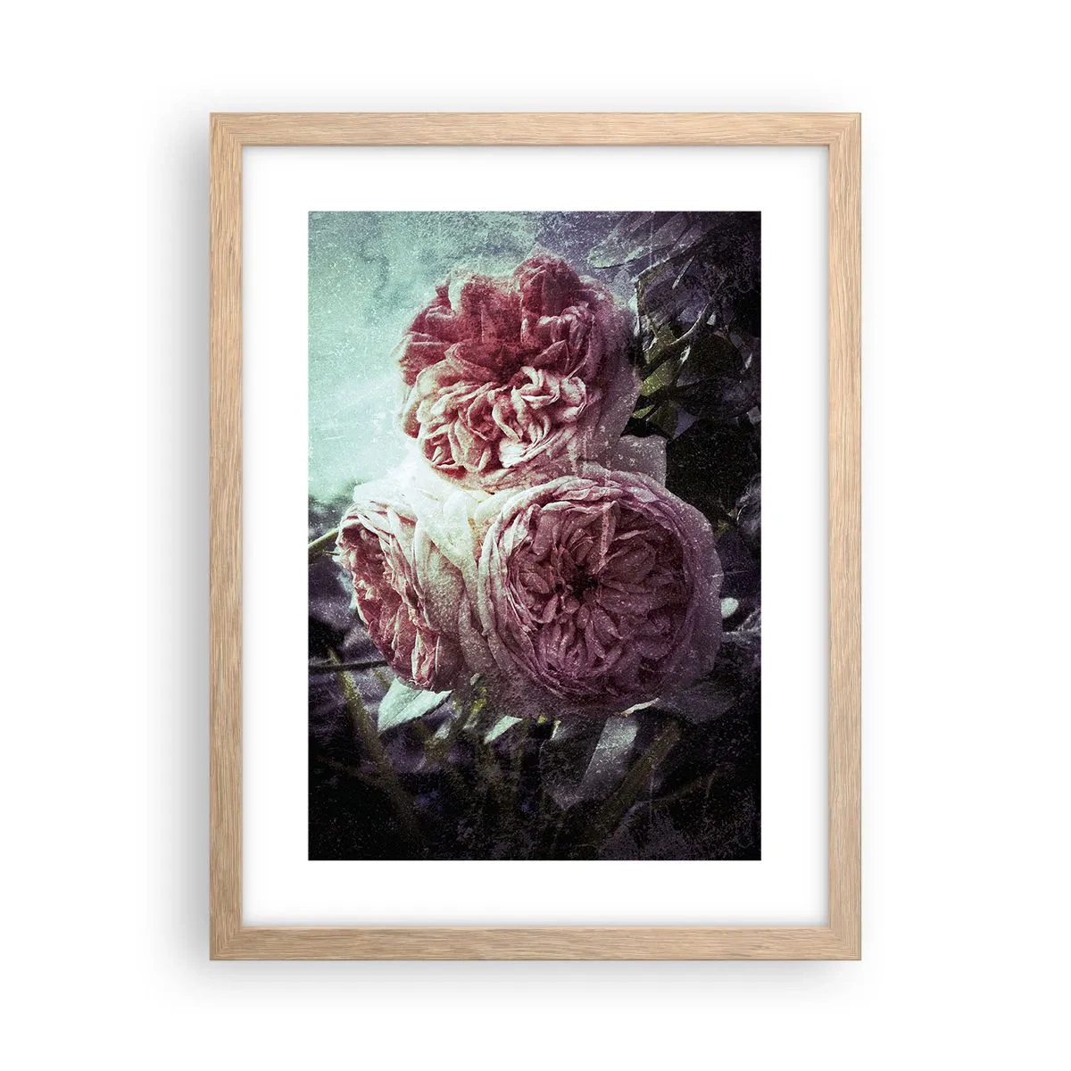 Poster in cornice rovere chiaro - In un'atmosfera romantica - 30x40 cm