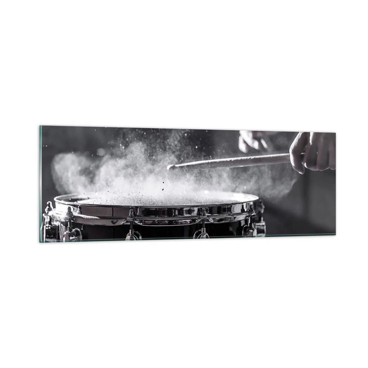 Quadro su vetro - Il polso della musica - 90x30 cm
