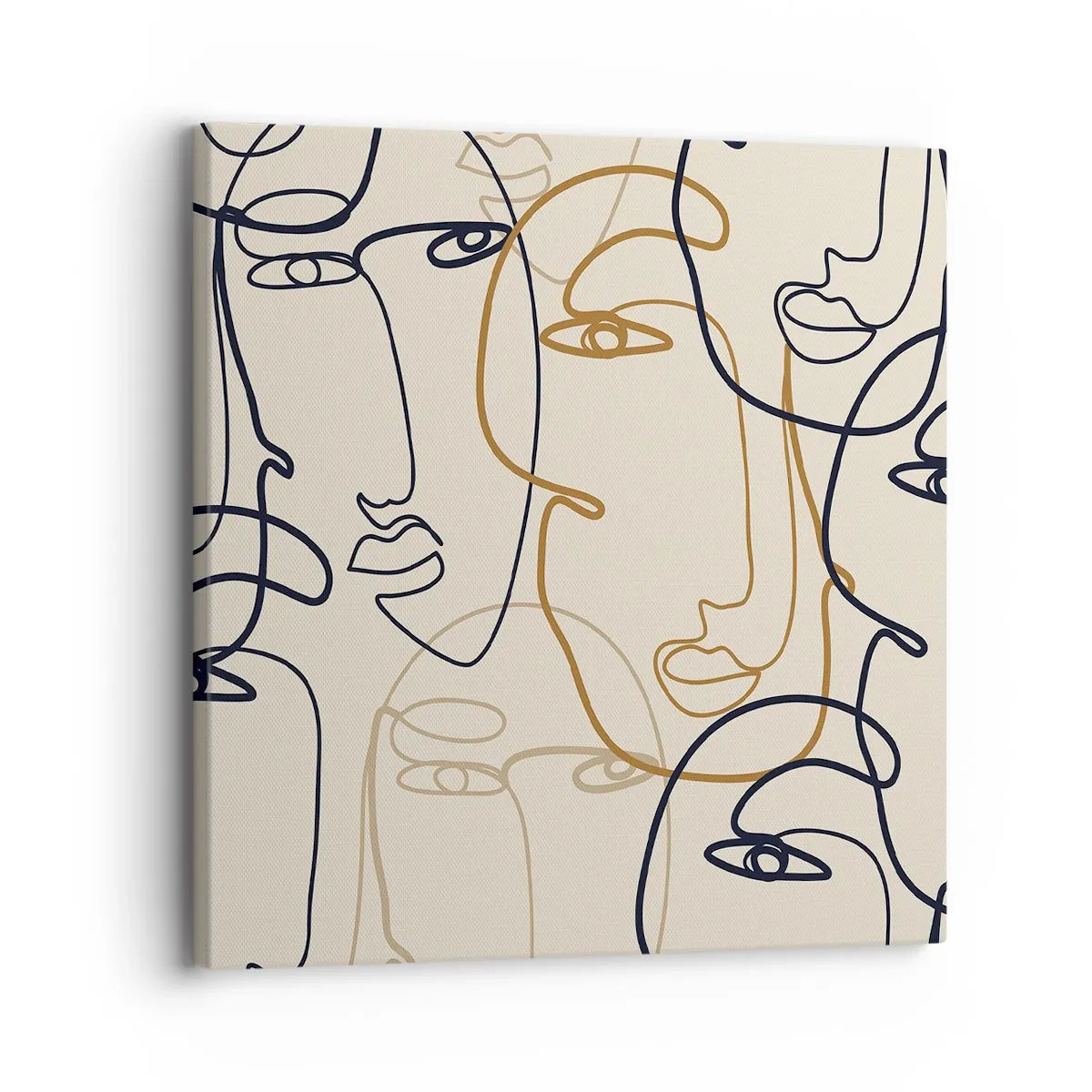 Quadro su tela - Stampe su Tela - Ritratto multiplo - 30x30 cm