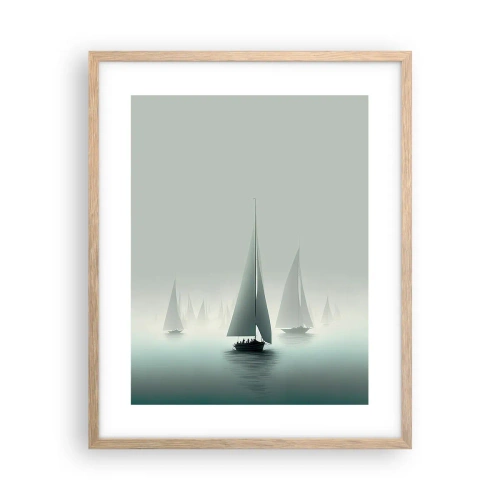 Poster in cornice rovere chiaro - Fatte di nebbia - 40x50 cm
