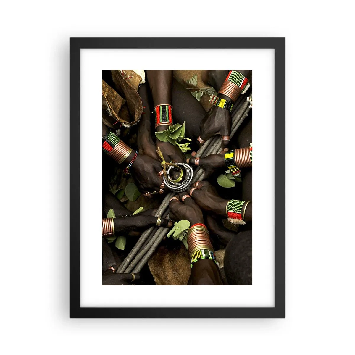 Poster in cornice nera - Siamo insieme - 30x40 cm