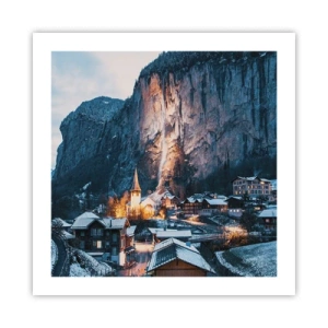 Poster - Lo spirito luminoso dell'inverno - 50x50 cm