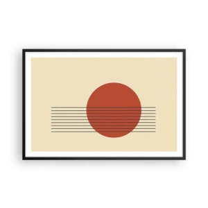 Poster in cornice nera - Nel cerchio e oltre - 91x61 cm