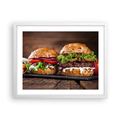 Poster in cornice bianca - American dream - 50x40 cm