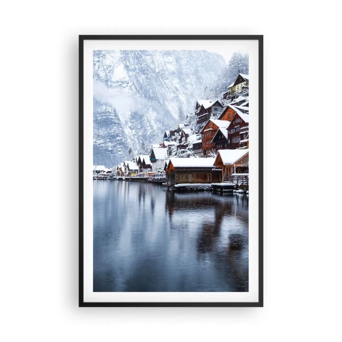 Poster in cornice nera - Decorazione invernale - 61x91 cm