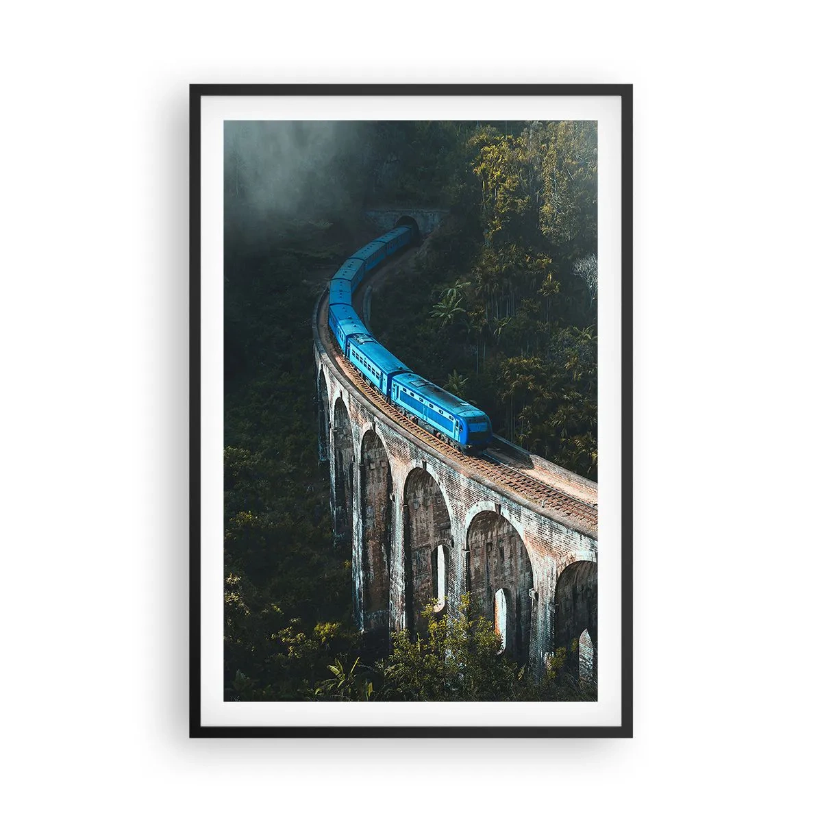 Poster in cornice nera - Attrazione della natura - 61x91 cm